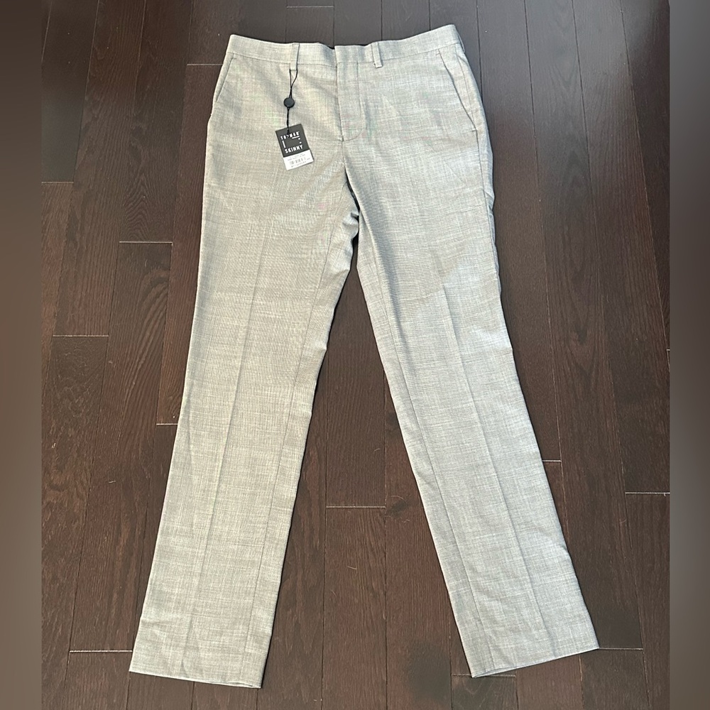 Topman Light Gray Dress Pants | BNWT | Skinny Fit | 30R | Workwear Formal